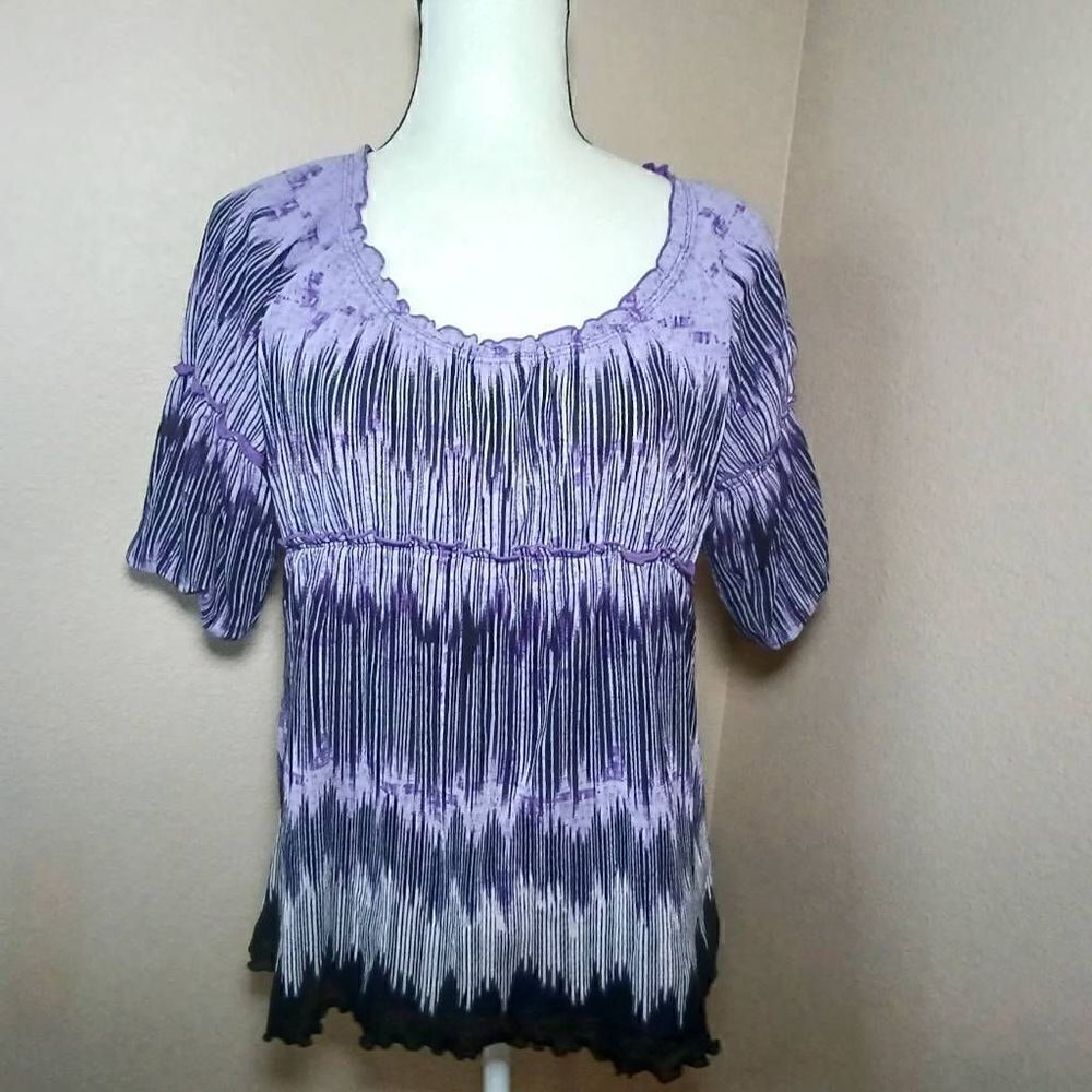 Axcess by Liz Claiborne 3/4 sleeve blouse Size L